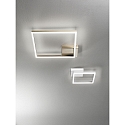 Fabas Luce Fabas Luce BARD LED Ceiling luminaire 15x15cm, white