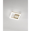 wall and ceiling luminaire BARD IP20, gold matt, satined dimmable