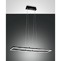 pendant luminaire BARD IP20, satined, black dimmable