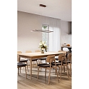 Fabas Luce LED Pendelleuchte BARD, 52W, 3000K, 5180lm, IP20, dimmbar, rostbraun