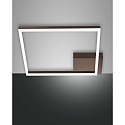 LED Deckenleuchte BARD, 45cm, 39W, 3000K, 3880lm, IP20, dimmbar, rostbraun