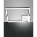 LED Ceiling luminaire BARD, 1x 39W, 4000K, 3620lm, IP20, white, incl. Smartluce