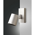 Spotleuchte MODO, IP20, 1-flammig, GU10 max. 35W, dreh- und schwenkbar, Aluminium geb�rstet