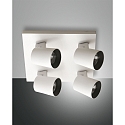 Spotleuchte MODO, IP20, 4-flammig, 4x GU10 max. 35W, dreh- und schwenkbar, Wei�
