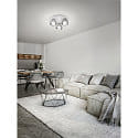 Fabas Luce ceiling luminaire LILA 3 flames E14 IP20, dimmable