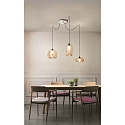 Pendelleuchte FIONA, E27, 3x 60W, IP20, Amber