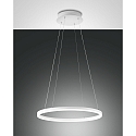 LED Pendant luminaire GIOTTO, 2x 18W, 3000K, 3240lm, IP20, white