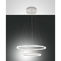 LED Pendant luminaire GIOTTO, incl. Smartluce, 1x 52W, 3000K, 4680lm, IP20, white