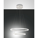 LED Pendant luminaire GIOTTO, 1x 52W, 3000K, 4680lm, IP20, white