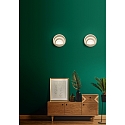 Fabas Luce LED Wandleuchte SUNRISE, 29W 3000K 2900lm, dimmbar, Alu-Druckguss, Gold edelmatt