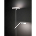 Fabas Luce LED Floor lamp REGINA, 36W+12W, 3000K, 3000/800lm, IP20, white