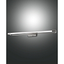 LED Wall luminaire RAPALLO, 1x 14W, 3000K, 1470lm, IP44, chromed