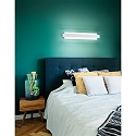 Fabas Luce LED Wandleuchte REGOLO, indirekt, 21W 3000K 2150lm, dimmbar, Metall / Glas, Wei�
