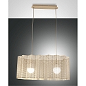 Pendelleuchte GLICINE, 2-flammig, E27, IP20, gold edelmatt