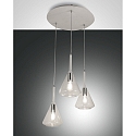 Pendelleuchte TRIS, 3-flammig, E27, IP20, transparent