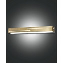 LED Wandleuchte BANNY, 1x24W, 3000K, IP20, Messing satiniert