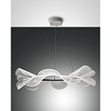 LED Pendant luminaire SYLVIE, 1x 40W, 3000K, 3200lm, IP20, white