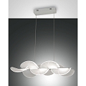 LED Pendant luminaire SYLVIE, 1x 30W, 3000K, 2700lm, IP20, white