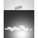 LED Pendant luminaire SYLVIE, 1x 40W, 3000K, 3200lm, IP20, white, incl. Smartluce