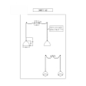 Fabas Luce Pendelleuchte GLOW, 2-flammig, E27, IP20, schwarz/verchromt