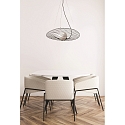 Fabas Luce Pendant luminaire HOMA, E27, IP20, Smartluce compatible, black