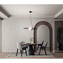 Fabas Luce Pendant luminaire HOMA, E27, IP20, Smartluce compatible, black