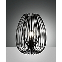 table lamp CAMP E27 IP20, black dimmable