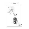 Fabas Luce table lamp CAMP E27 IP20, white dimmable