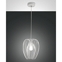 pendant luminaire CAMP 1 flame E27 IP20, white