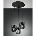 pendant luminaire CAMP 3 flames E27 IP20, white