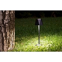 Fabas Luce Outdoor LED-Akku-Tischleuchte KATY, IP54, 3W 3000K 320lm, mit USB-C Kabel + Touch-Dimmer, schwarz
