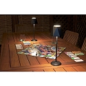 Fabas Luce Outdoor LED-Akku-Tischleuchte KATY, IP54, 3W 3000K 320lm, mit USB-C Kabel + Touch-Dimmer, schwarz