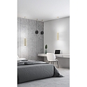 Fabas Luce LED Pendelleuchte PRADO, 1x6,5W, 3000K, IP20, schwarz, Messing satiniert