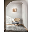 Fabas Luce LED Wall luminaire LOFT, 18W, 3000K, 1980lm, IP20, ash wood