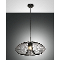 pendant luminaire FASSA E27 IP20, black