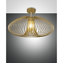 Deckenleuchte FASSA, E27, IP20, gold edelmatt