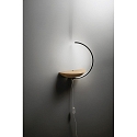 Fabas Luce wall luminaire ROSEG swivelling IP20, black dimmable