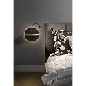 Fabas Luce wall luminaire DUAL IP20, black dimmable