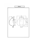 Fabas Luce wall and ceiling luminaire OLBIA E27 IP20, yellow, white