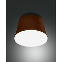 Battery lamp ARMANDA IP54, rust brown dimmable