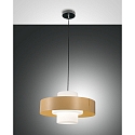 Pendelleuchte LOTO, E27, IP20, schwarz/sandfarben/wei�