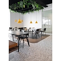 Fabas Luce Pendelleuchte CONE, E27, IP20, senffarben