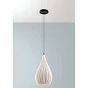 pendant luminaire LISA E27 IP20, black, wine red