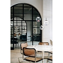 Fabas Luce pendant luminaire ARIEL 3 flames IP20, black dimmable