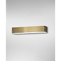 LED Wandleuchte MISTRAL, 18W, 2700/5000K, 1600lm, IP20, messing satiniert