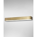 LED Wandleuchte MISTRAL, 24W, 2700/5000K, 2100lm, IP20, messing satiniert