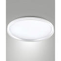 ceiling luminaire ISY � 55CM CCT Switch, with decorative ring, with spacer IP20, white dimmable