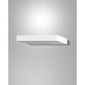LED Wandfluter GUIA, eckig, 24cm, indirektes Uplight, IP20 IK06, 24W 3000K 2874lm, schaltbar, wei�