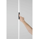 Fabas Luce LED Stehleuchte FIZZ, direkt / indirekt, 178.5cm, 50+10W 2700-4000K (CCT Switch) 3300+900lm, mit Touch-Dimmer, wei�