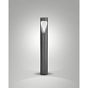 bollard lamp TEO 80 IP65, metallic, black